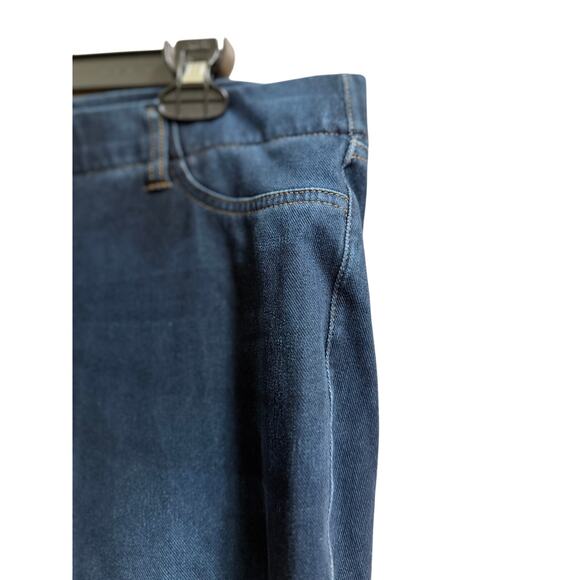 Daily Ritual Dark Blue Denim Jeggings - Size XL - Picture 4 of 6